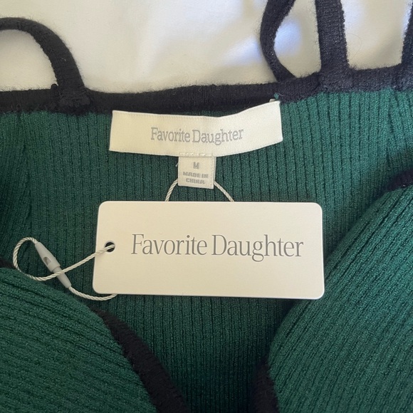 Favorite Daughter Green Knit Tank Top Size M - Picture 4 of 4